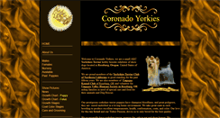 Desktop Screenshot of coronadoyorkies.com